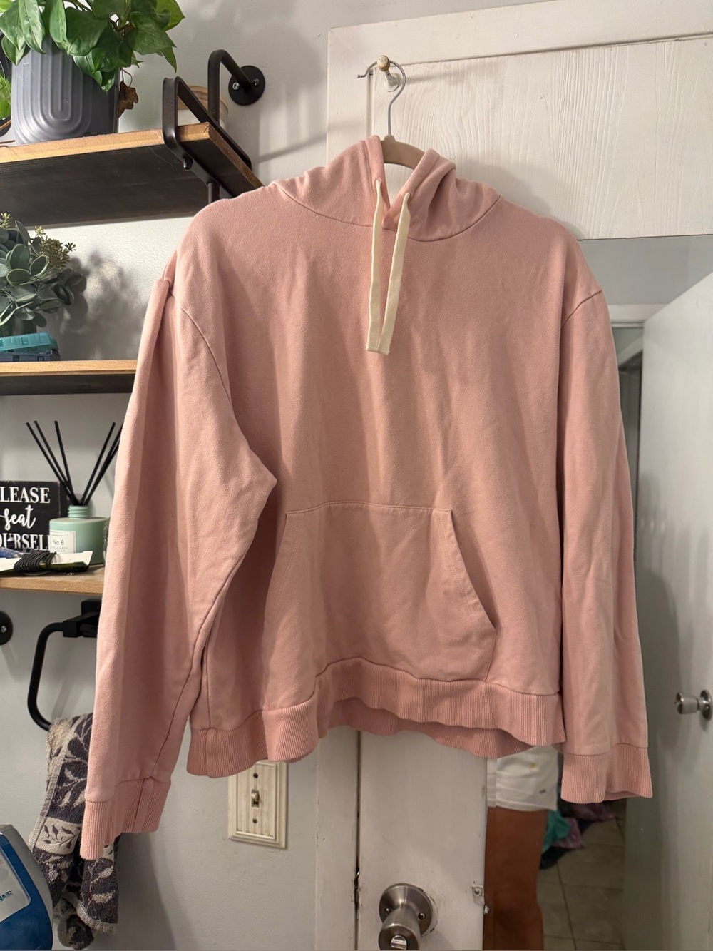 Sownsmith Blush Pink Hooded Sweatshirt